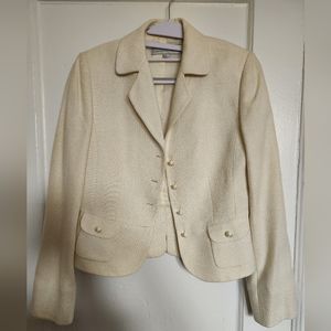 Tahari Arthur S. Levine Beige Blazer